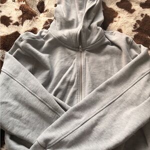 ALO Yoga Gray Hoodie Jacket